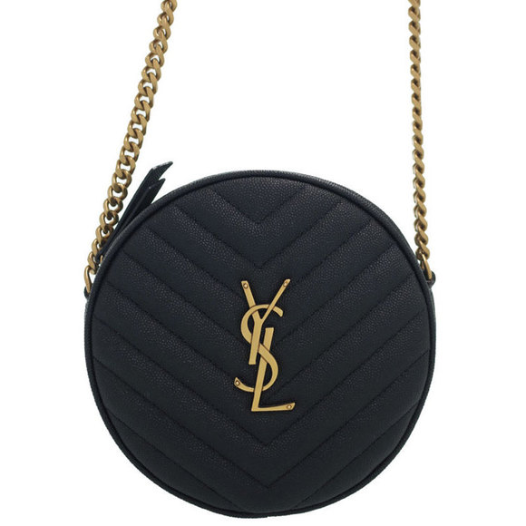 Saint Laurent Chain Shoulder Bag Black - Picture 1 of 9